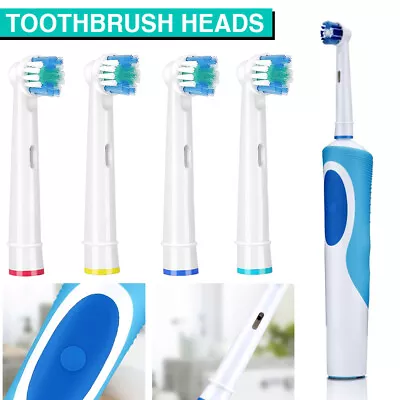 SOFT Toothbrush Heads For Oral B Compatible Electric Replacement Brush Head Home • $3.99