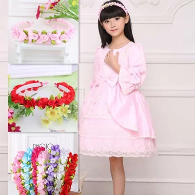 £2.57 • Buy Children Girls Flower Hair Hoop Hairpin Hair Clip Headband Headwear Headpiece X1