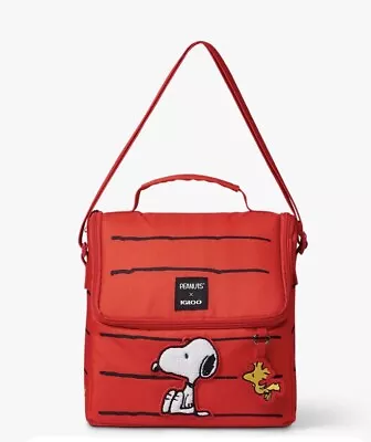 NWT IGLOO X Peanuts Snoopy Red Dog House Insulated Lunch Bag • $69.98