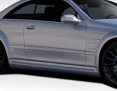 FOR 03-09 Mercedes CLK W209 Black Series Look Wide Body Side Skirts 109666 • $380