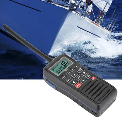 RS-38M Marine Boat Ship Mobile Handheld Radio VHF GPS DSC MOB Waterproof SG5 • £138.66