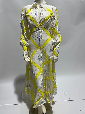 $180 • Buy Bnwot Alice Mccall Citrus L.a Girl L/s Midi Dress Sample - Size 8 Au/4 Us