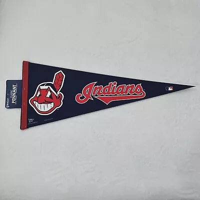 Cleveland Indians MLB Baseball WinCraft Classic Felt Pennant Banner Flag DS • $19.77