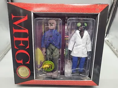 MEGO THE FLY WOLFMAN 8  INCH HORROR ACTION FIGURE TWO 2 PACK W/COIN CLOTH MOVIE • $27.84