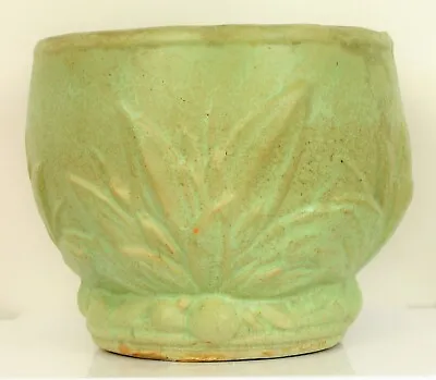 Vtg Beautiful Mccoy Usa Pottery Ceramic Assemble Green Jardiniere Planter 6.5  • $125