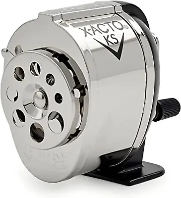 X-ACTO 1031 KS Manual Classroom Pencil Sharpener Counter/Wall-Mount Black/Nick • $20.89