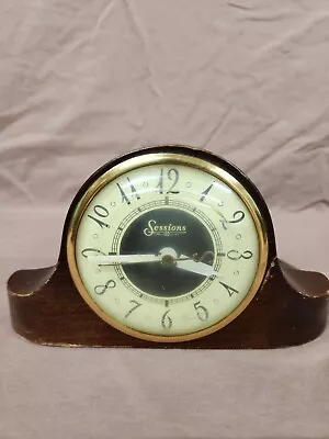 Vintage Sessions Model 3W Electric Mantle Clock 60 Cycle Works Great • $29.99