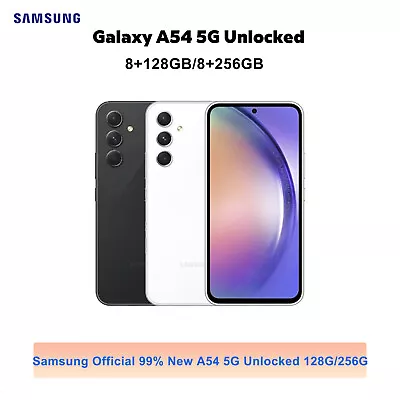 99%New Samsung Galaxy A54 5G Unlocked 8G 128G 256G With 1 Year Warranty • $269