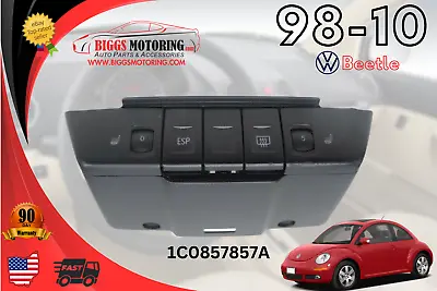 1998-2010 Volkswagen Beetle Dash Heated Switch Control Panel  1C0857857A • $113.35