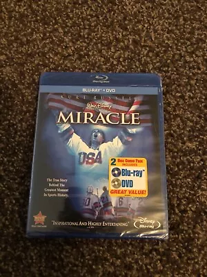 Miracle Blu-ray New Sealed Plus DVD Kurt Russell Walt Disney • $4.99