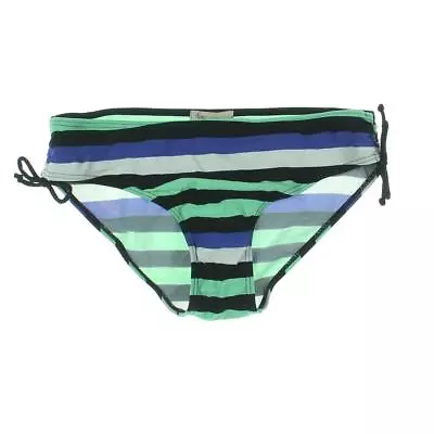 Ripe Maternity Womens Green Striped Side Tie Swim Bottom Separates XS BHFO 0464 • $6.99