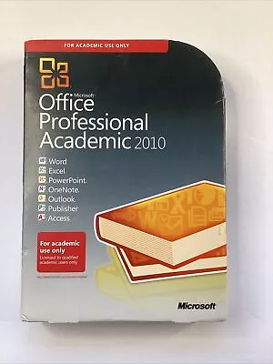 Microsoft Office Professional Academic 2010 W/ Product Key • $19.99