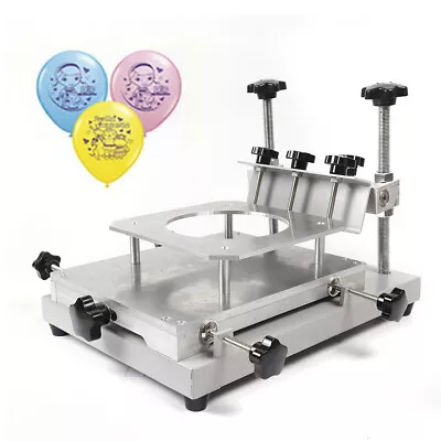 £222.70 • Buy Manual Balloon Screen Printing Machine For Balloon DIY Printer 500p/ Hr Kit NEW
