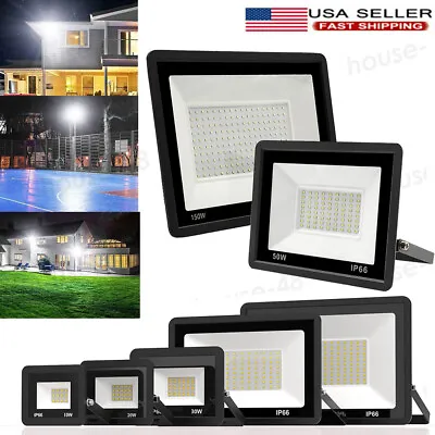 LED Flood Light Outdoor Garden Yard Spotlight Lamp Waterproof 200W 150W 100W 50W • $7.99