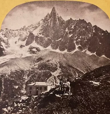 StereoView Photo Card - Chamonix Mont Blanc France - Unknown Publisher • $20