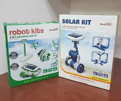 Solar Toy Kit 6 In 1 Educational DIY Solar Kit Two Pack • $34.95