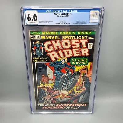 Marvel Spotlight #5 (1972) CGC 6.0 1ST GHOST RIDER • $1399.99