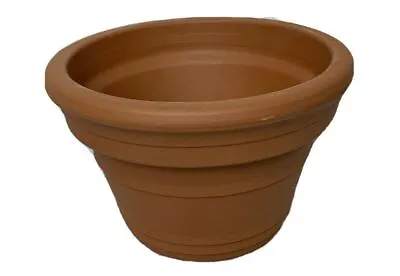 Vintage Flower Pot Terracotta Planter 8” Made In Italy Terra Sienna LOT OF 4! • $75