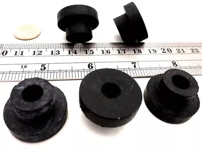 5/8  Hole Flange Rubber Bushing For Cable Wire Fit 5/8  Hole Has 5/16  Thru Hole • $8.94