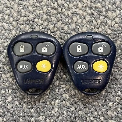 Lot ViPER Key Fob 4 Button Keyless Entry Remote Car Alarm Blue Yellow EZSDEI474V • $39.99