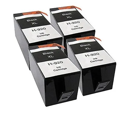 4XL Black Ink Cartridge For HP 920 XL Officejet 6000 6500 6500A 7000 7500A E609  • £9.95