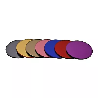 Colour Acrylic Mirror Perspex Round Mosaic Discs Ideal For Craft & Scrap Book • $10.53