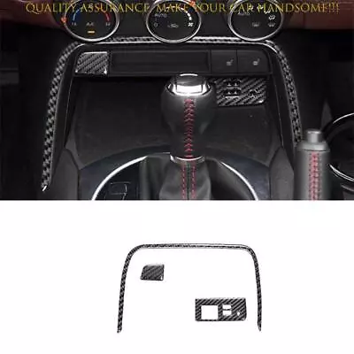 For Mazda MX-5 Miata 2016-2024 Real Carbon Fiber Center Console Control Panel • $43.08