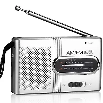 INDIN FM/AM Radio Digital Music Player Battery Operated Pocket Mini Radio R2S2 • $9.96