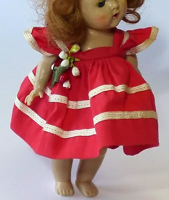 Vintage Vogue 1953 Ginny  Red Dress And Matching Bloomers #42 Glad - NO DOLL • $23.50