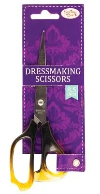 8.5 Inch Stainless Steel Dressmaking Scissors Tailoring Fabric Craft Shears • £2.79