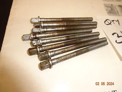 8 Qty. Vintage Gretsch Tom Tom 3  Tension Rods Round Badge Era • $35