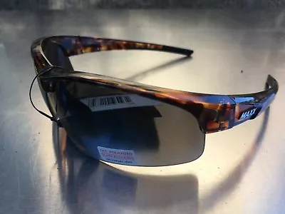 Maxx HD Sunglasses HDP Ray Tortoise Polarized Golf Smoke Lens Fishing • $19.95