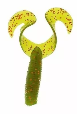DRY CREEK Twin Tail Money Grubber Curltal Grub 4  Old Ugly With Attitude • $15.14