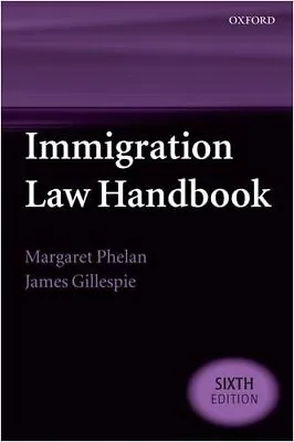 £19.99 • Buy Immigration Law Handbook By Gillespie, James Paperback Book The Cheap Fast Free