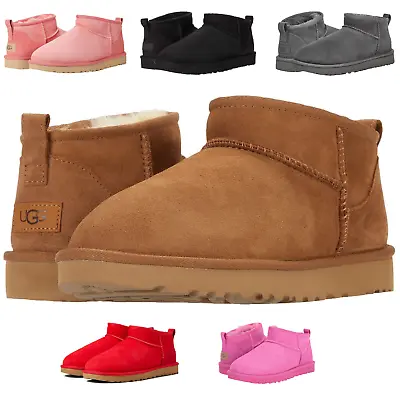 UGG Women's Classic Ultra Mini Boots Authentic With Original Box 1116109 • $149.95