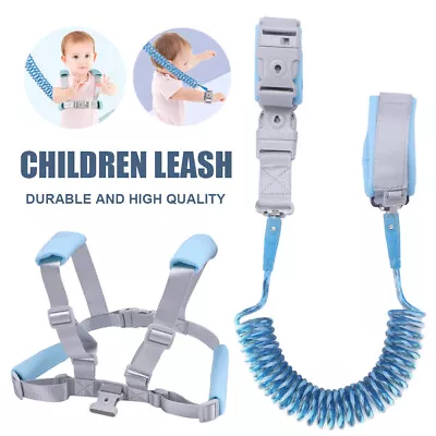 Baby Toddler Kids Strap Wrist Leash Safety Walking Anti-Lost Harness Hand Belt • £10.89