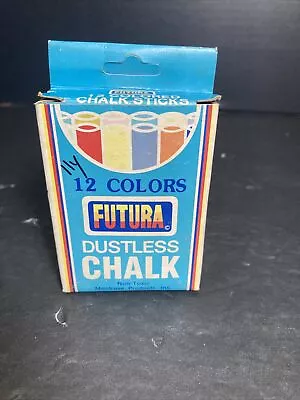 Vintage 12 Color Futura Dustless Chalk Non-Toxic Montrose Products • $24.99