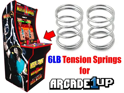 Arcade1up Mortal Kombat - 6LB Tension Springs UPGRADE! (2pcs) • $8.99