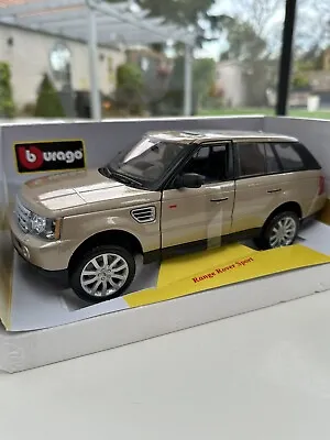 1/18 -Range Rover Sport Rare Gold Boxed Diecast Model Car  Land Rover  • £75