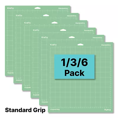 Standard Grip Adhesive Cutting Cricut Mats For Cricut One Explore Air Maker 2 • £7.59