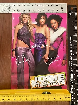 JOSIE AND THE PUSSYCATS Tara Reid MOVIE Soundtrack PROMO POSTER Cd Lp • $9.99