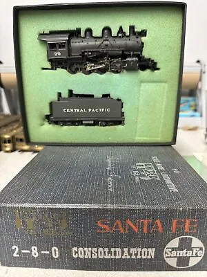 United Brass 2-8-0 Consolidation Santa Fe Custom Painted Ho Scale Locomoitve • $299