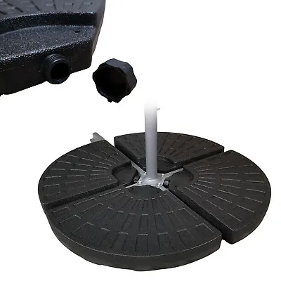 Samuel Alexander 4 PCS Cantilever Parasol Base Weights Set Water Or Sand Heavy D • £32.25