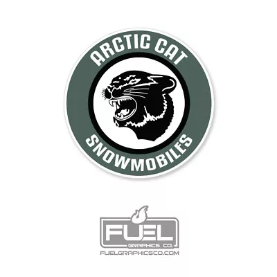 Arctic Cat Vintage 1970's Racing Snowmobile Premium Vinyl Decal / Sticker • $5.04