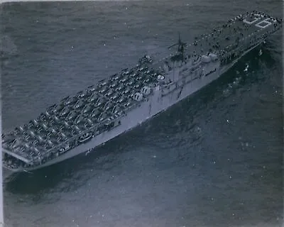 1947 Loaded Air Craft Carrier USS SHANGRI-LA Press Photo  • $24.99