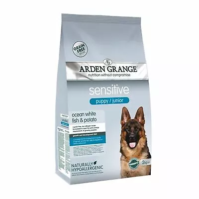 £19.66 • Buy Arden Grange Sensitive Puppy/Junior: Ocean White Fish & Potato 2kg