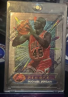 Michael Jordan Topps Finest Chicago Bulls #331 1995 With Peel Protector Coating • $69.99