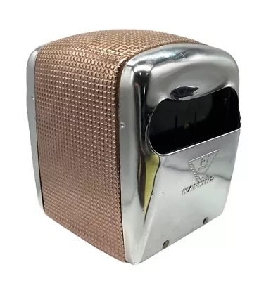 Vintage Retro Hostess Napkin Holder Dispenser Chrome Copper Diner Cafe Style • $24.99