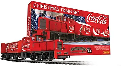 £111.99 • Buy R1233 Hornby Coca-Cola Christmas Gift Starter Train Set With Loco & Track Boxed