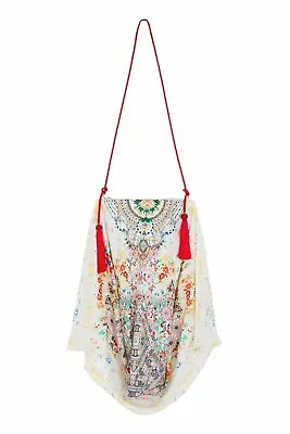 Camilla Franks Time After Time Silk Scarf Clutch Shoulder Evening Bag • $300
